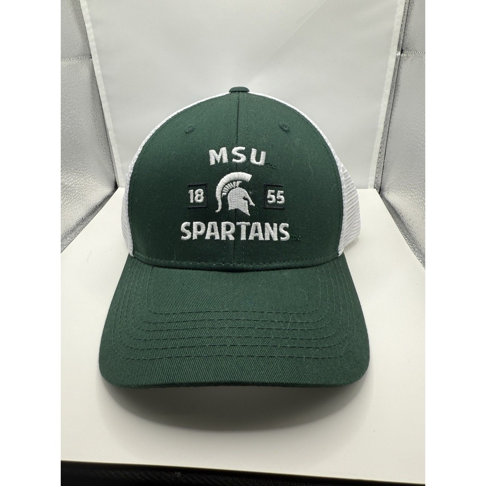 Michigan State Spartans Hat cap MSU Capitaving Green Snapback NEW WITH TAGS